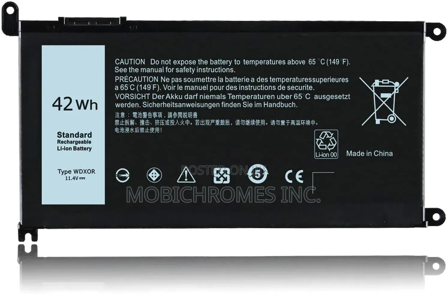 Dell WDXOR Battery