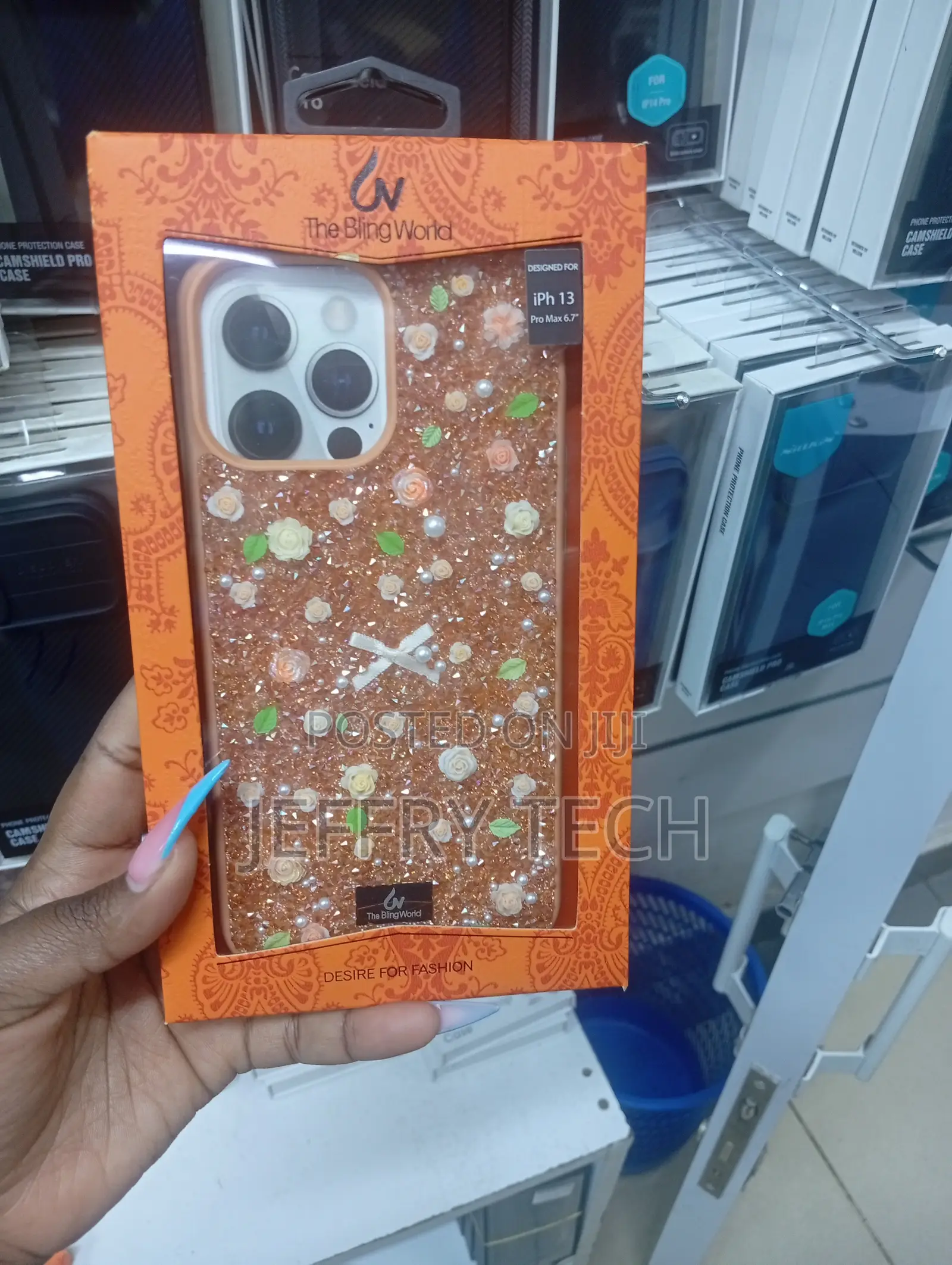 Crystal Rhinestone Phone Case Designed for the iPhone 13 Pro Max