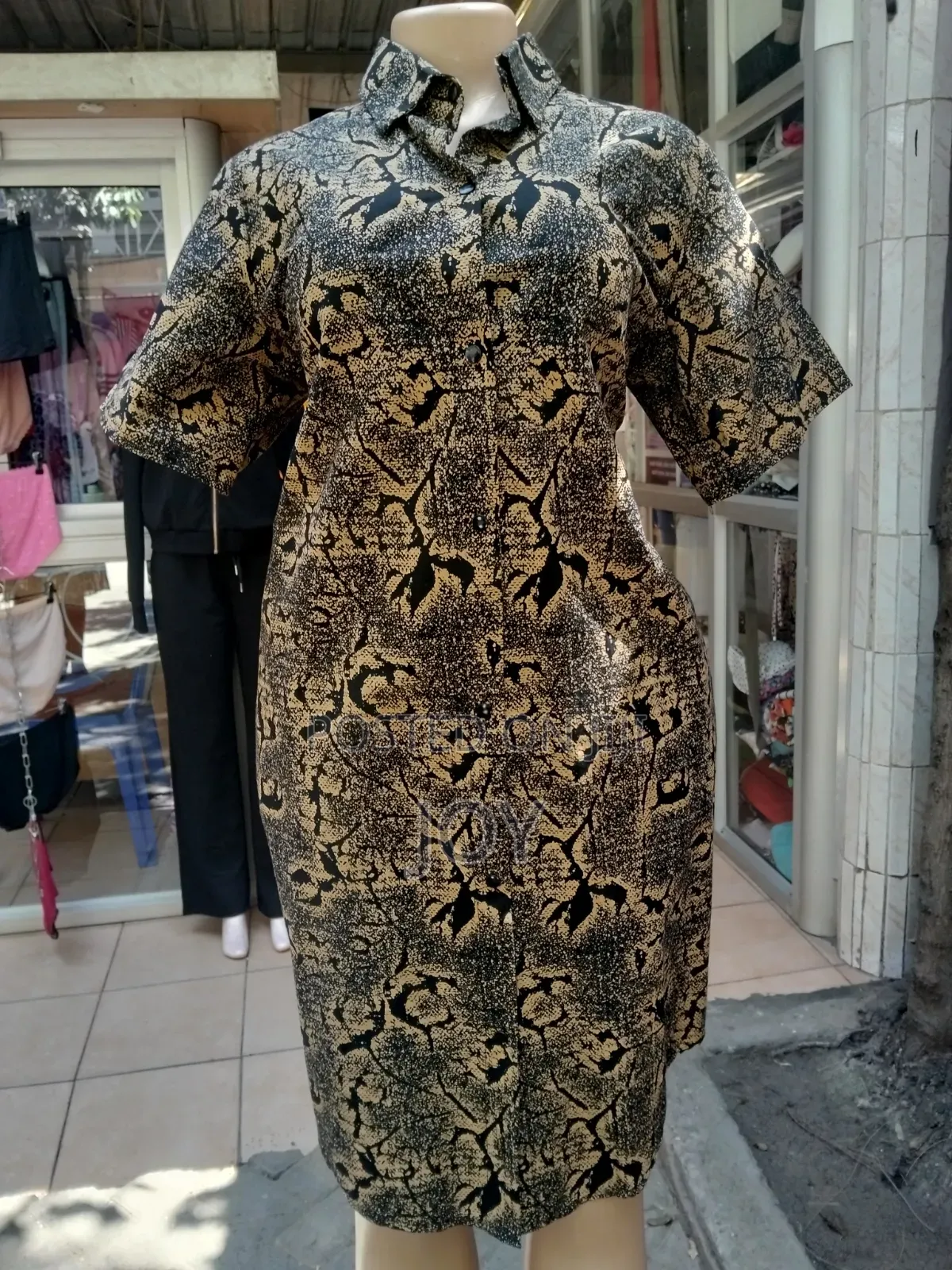 Friendly Kitenge T-Shirt Dress ☺