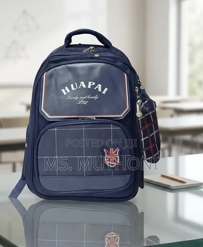 Boys Heavy-Duty Fabric School Back Pack