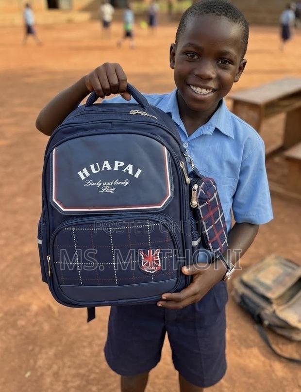 Boys Heavy-Duty Fabric School Back Pack - thumbnail 2