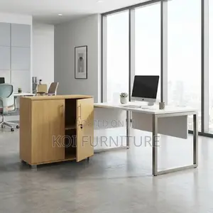 Office Cabinet; Wooden Two Doors Executive Credenza Cabinet