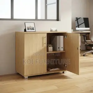 Office Cabinet; Wooden Two Doors Executive Credenza Cabinet