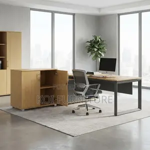 Office Cabinet; Wooden Two Doors Executive Credenza Cabinet