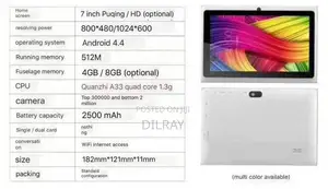 New Tablet 8 GB Silver