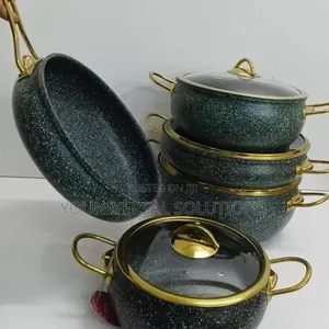 *❇ 9pcs Granite Coating Kitchen Cookware Set** 9pcs