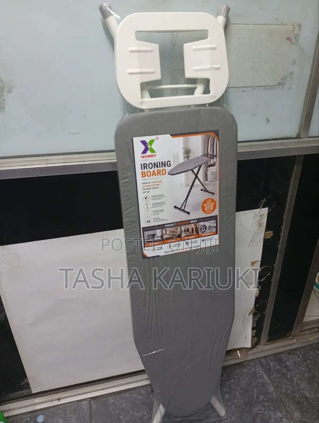Foldable Metallic Ironing Board