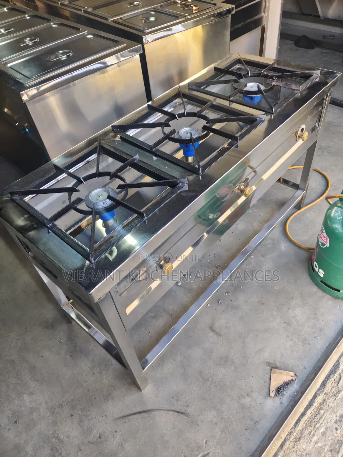3 Burner High Pressure Commercial Cooker