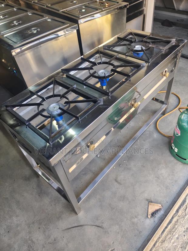 3 Burner High Pressure Commercial Cooker