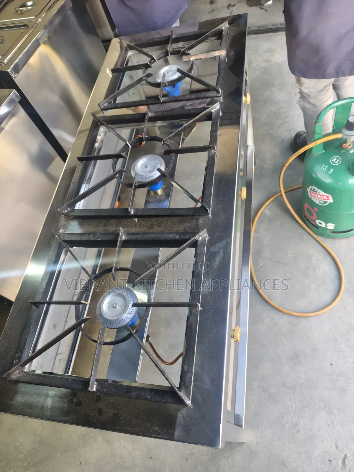 3 Burner High Pressure Commercial Cooker