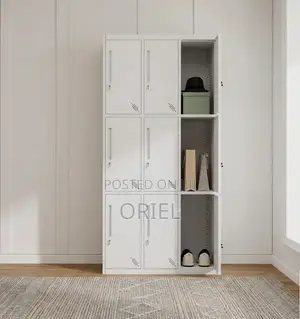 Office Cabinet : 9-Locker Steel Cabinet
