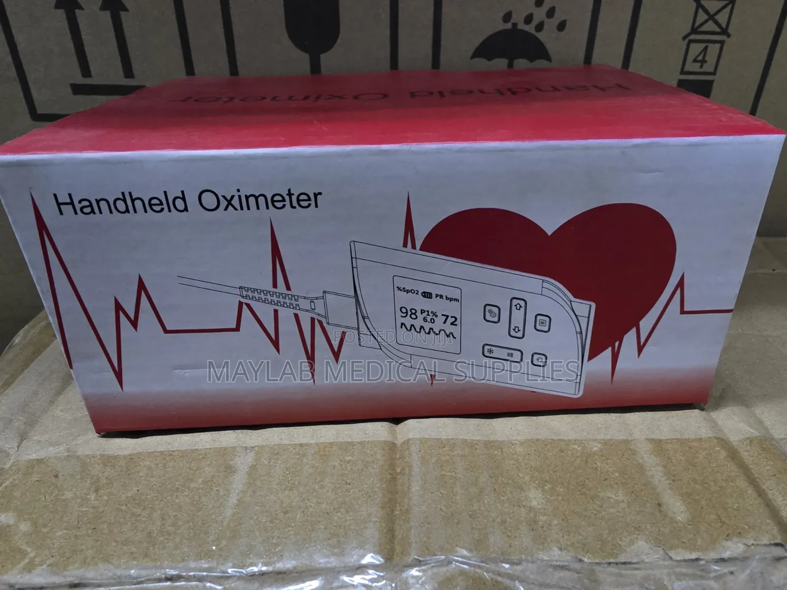 Handheld Pulse Oximeter for Accurate SpO2 & Pulse Rate Monitoring