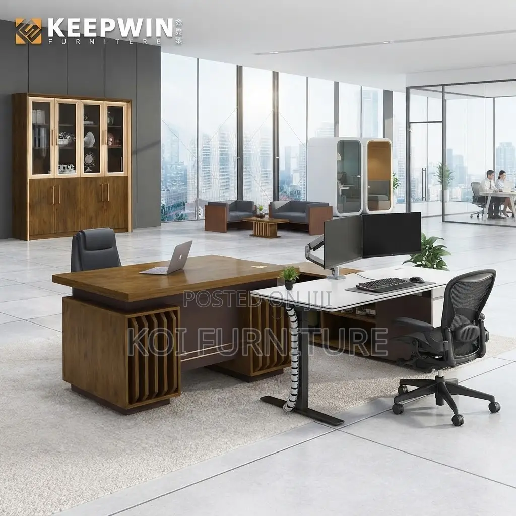 Office Desk; Top Golden 140cm Executive Urbans Desk