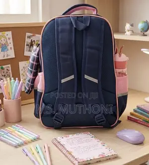 2-in-1 British-Style Bow Backpack Set!