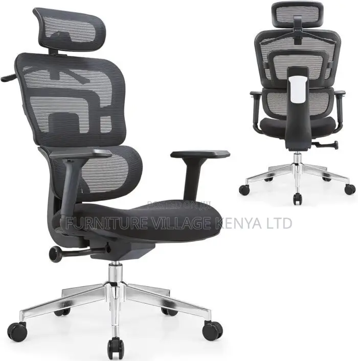 Office Chair; Mesh Executive Orthopedic Computer-Office Seat