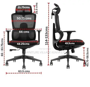 Office Chair; Mesh Executive Orthopedic Computer-Office Seat
