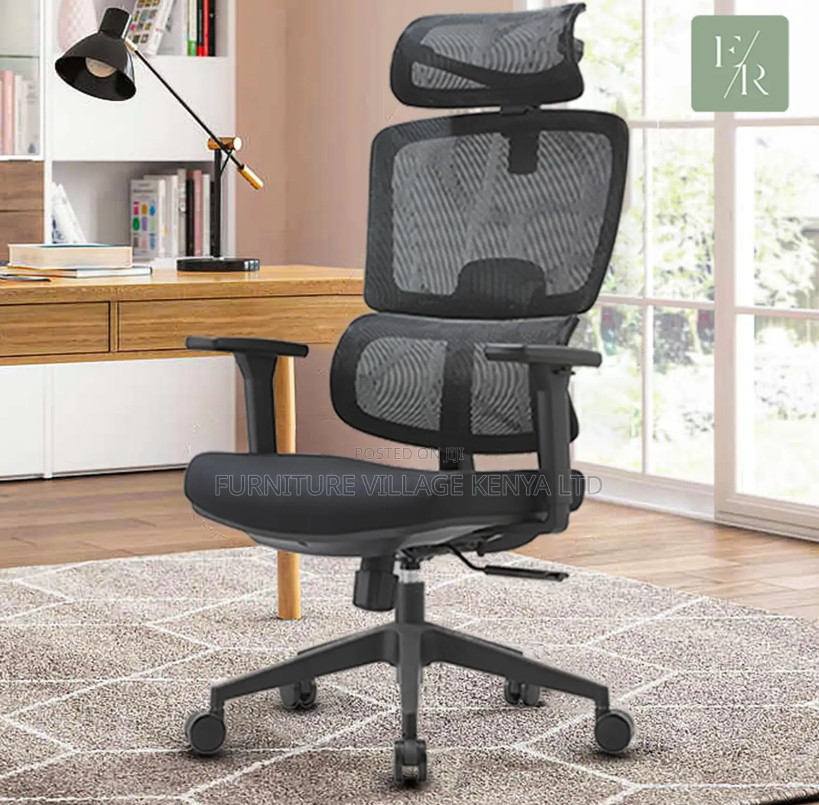 Office Chair; Mesh Executive Orthopedic Computer-Office Seat