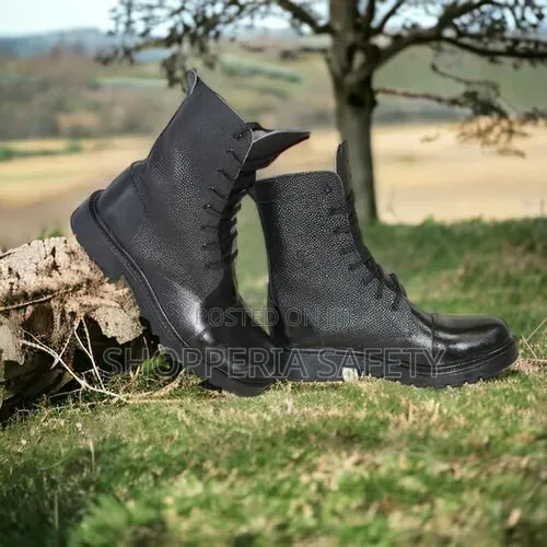 Leather Security Boots