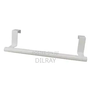 Metal Towel Hanging Rack Over Kitchen Cabinet Door