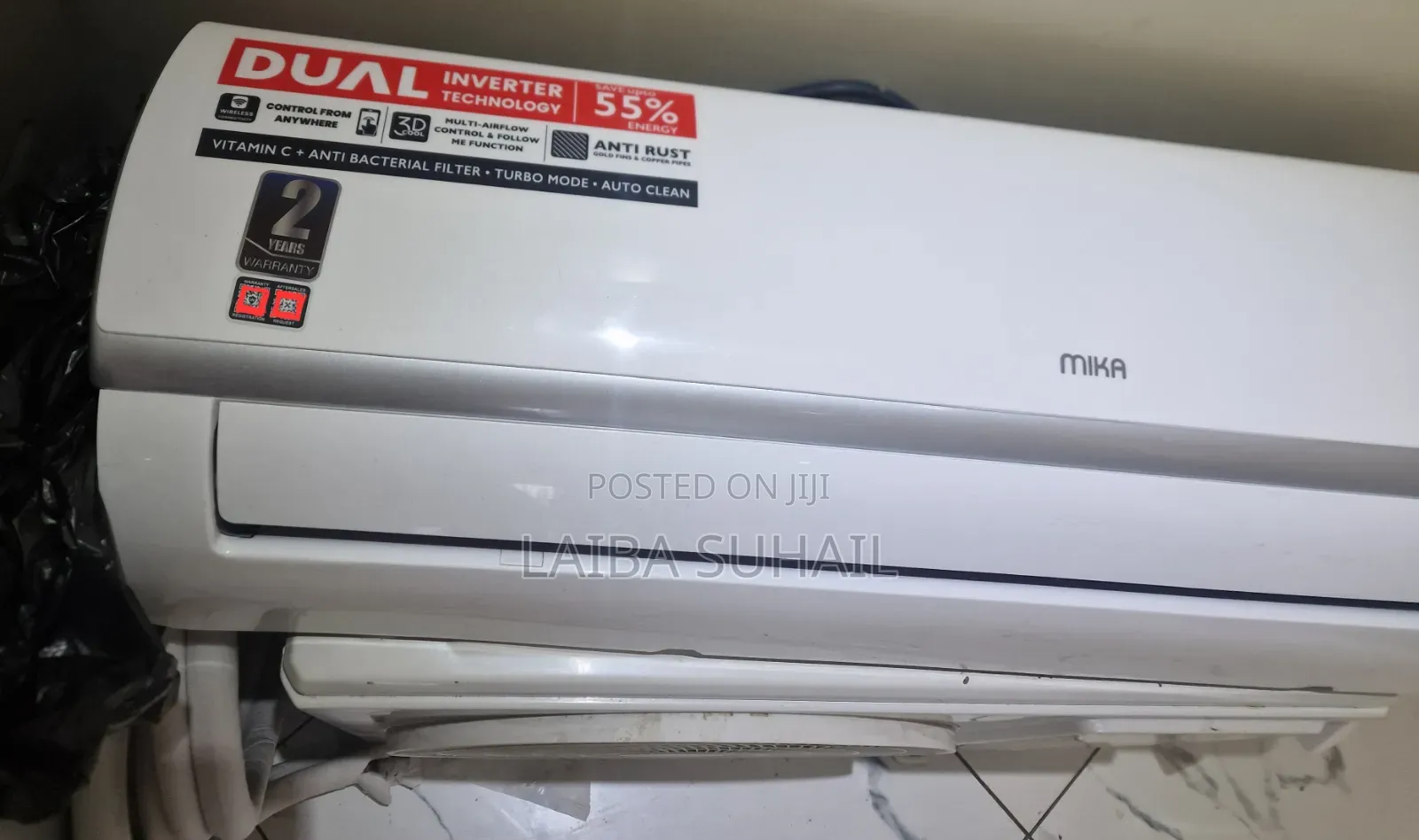 Mika 18000 BTU Inverter AC + AVS30 + Piping Kit + Warranty