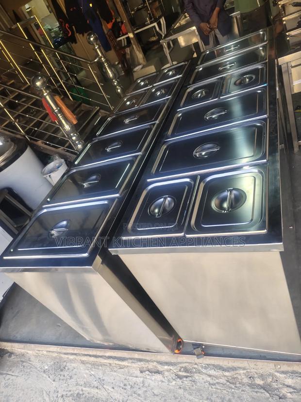6-Pan Partitioned Electric Food Warmer