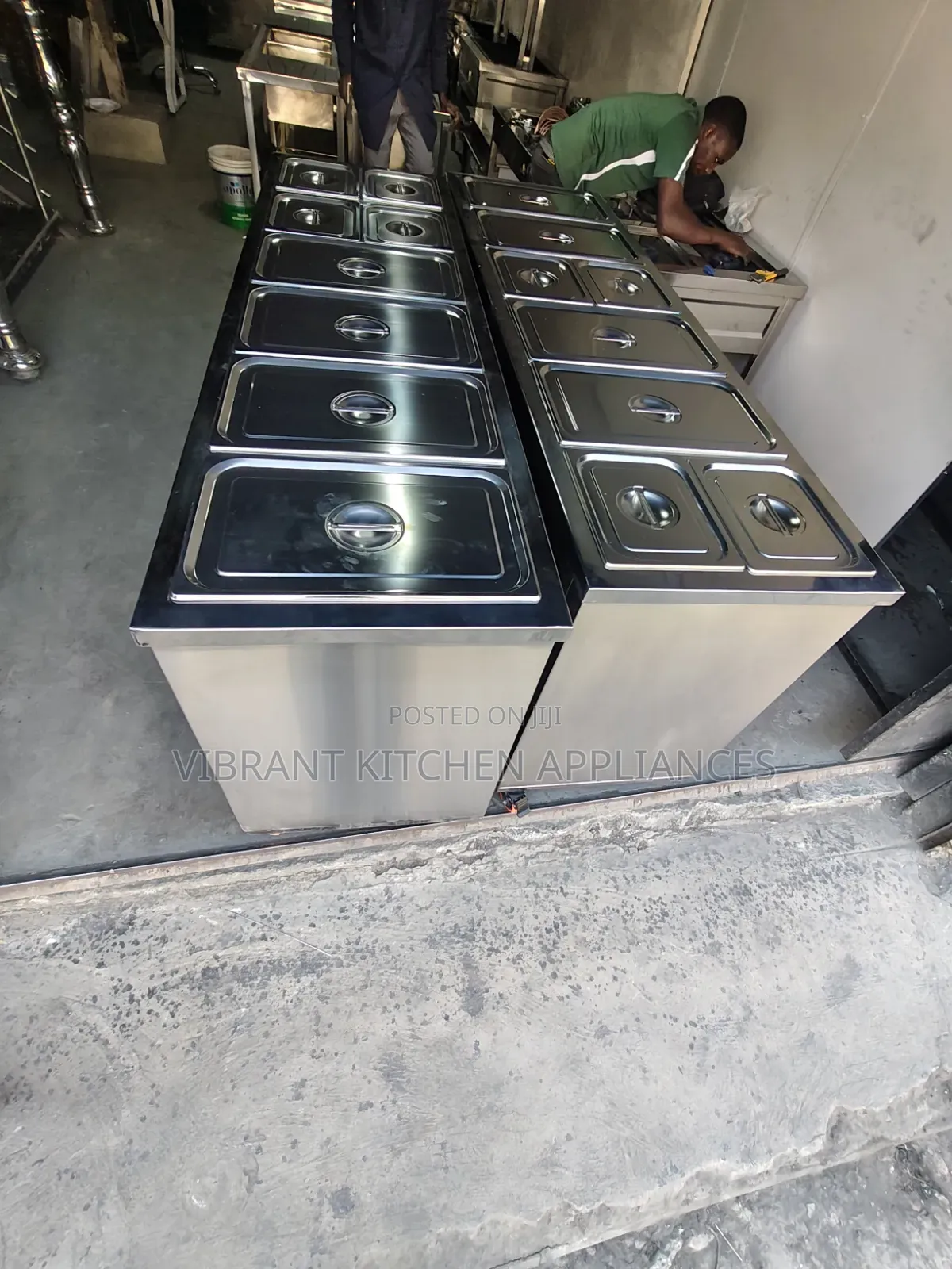 6-Pan Partitioned Electric Food Warmer