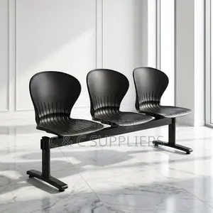 Ergonomic 3-Seater Airport Bench.