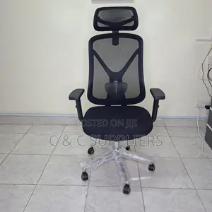 Modern Ergonomic Chair With Lumber Support.