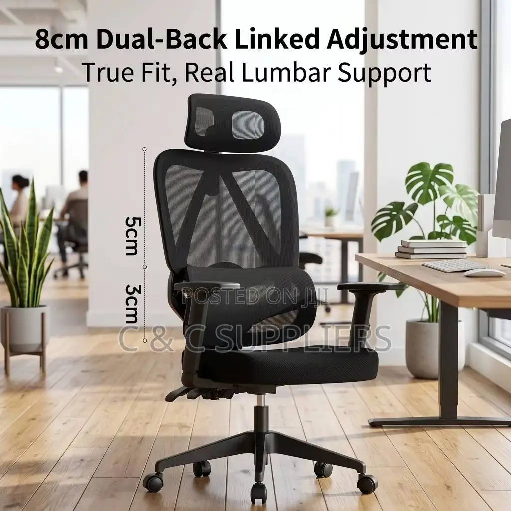 Executive Mesh Chair With Lumber Support