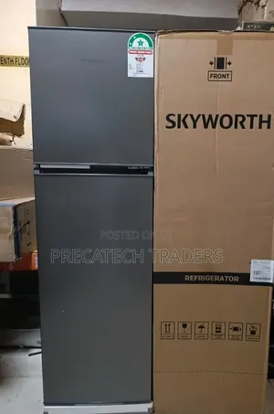 Skyworth 158L Double Door Fridge Freezer