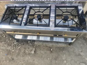 3 Burner Separated Stainless Steel Gas Cooker