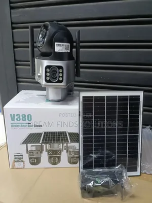 Wireless Smart Solar Camera – Dual-Lens 4K 🛡
