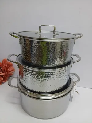 ✴6 PCS Premium High Quality  Stainless Steel Cookware Set
