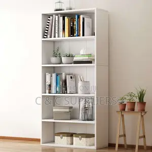 Open Layered Shelf Storage Bookcase.