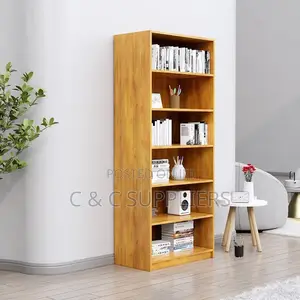 Open Layered Shelf Storage Bookcase.