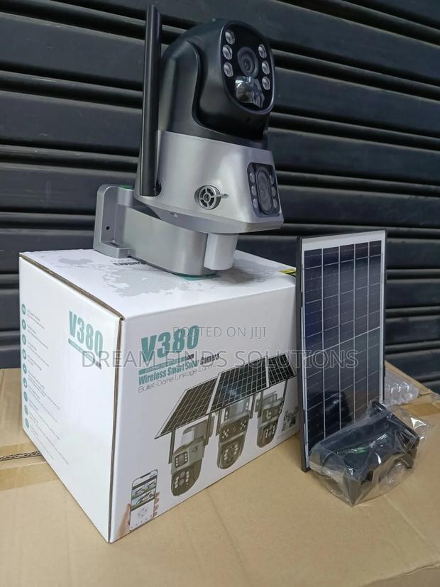 Ultra-Hd Surveillance: Solar-Powered Wireless Security Multi-Lens Kit