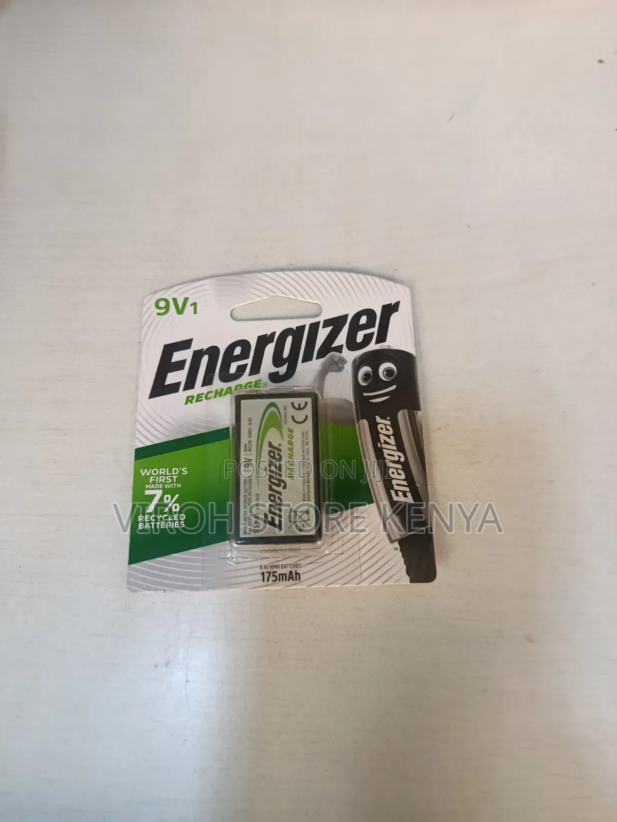 9v Rechargeable Energizer Battery