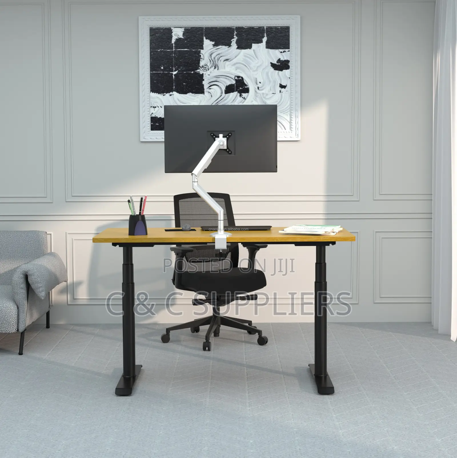 Electric Adjustable Study Desk-1600mm
