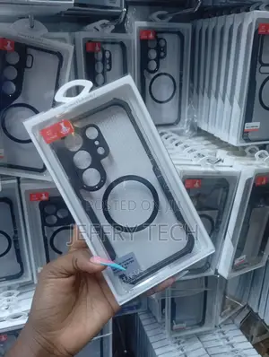 Magnetic Clear Case for the Camon 50 Series With a Black and a Clear