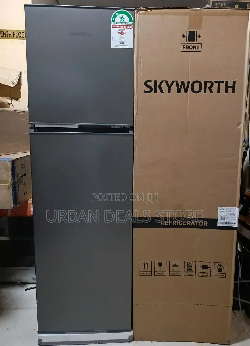 Skyworth 158l Double Door Refrigerator