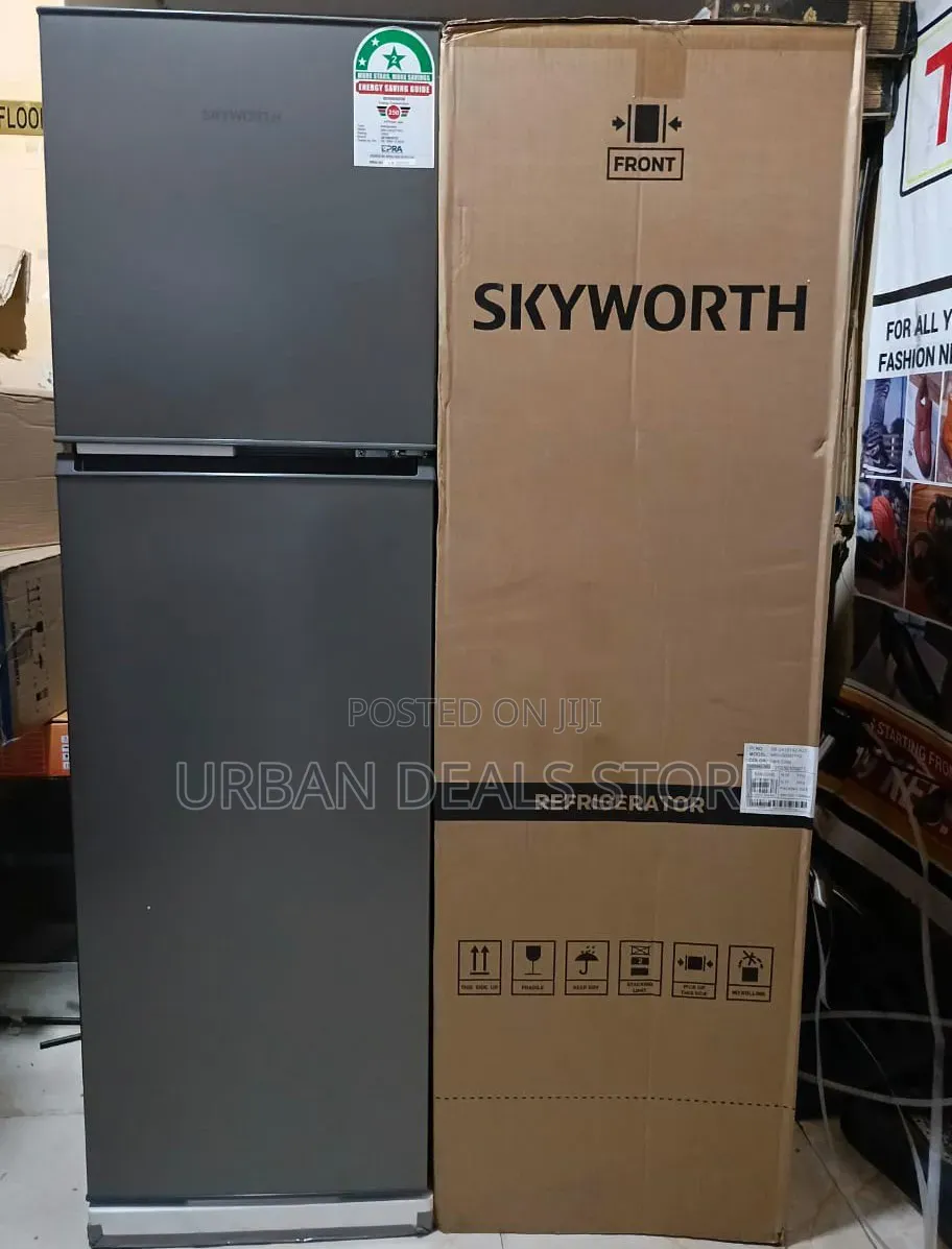 Skyworth 158l Double Door Refrigerator