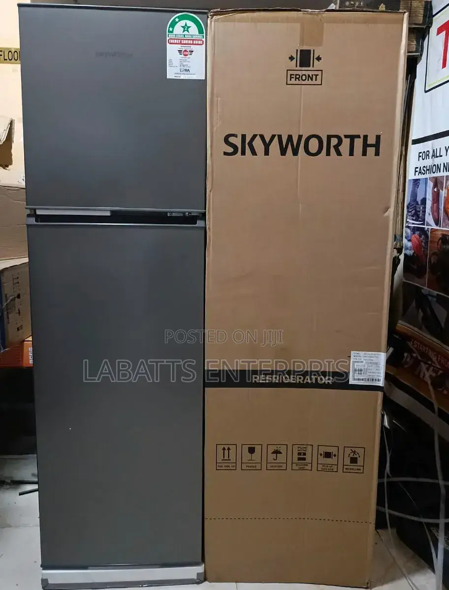 Skyworth 158l Double Door Refrigerator