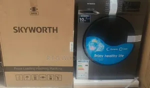 2. Skyworth 8kg Front Load Washer – Smart Laundry