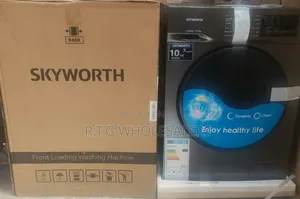 2. Skyworth 8kg Front Load Washer – Smart Laundry