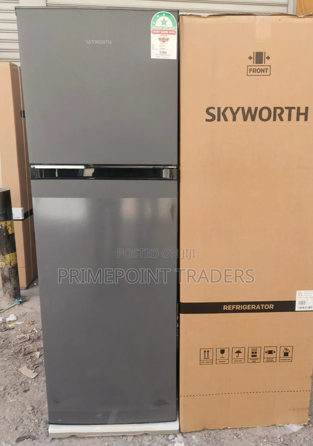 Skyworth 280L Spacious Double Door No Frost Fridge