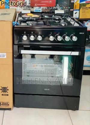 Mika ORYX Standing Cooker 60* 60cm, 3 Gas Pool Jet Burner+ 1 Hotplate