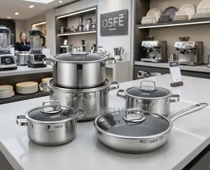 OSFE Premium Heavy-Duty Titanium-Infused Stainless Steel Pots and Pans