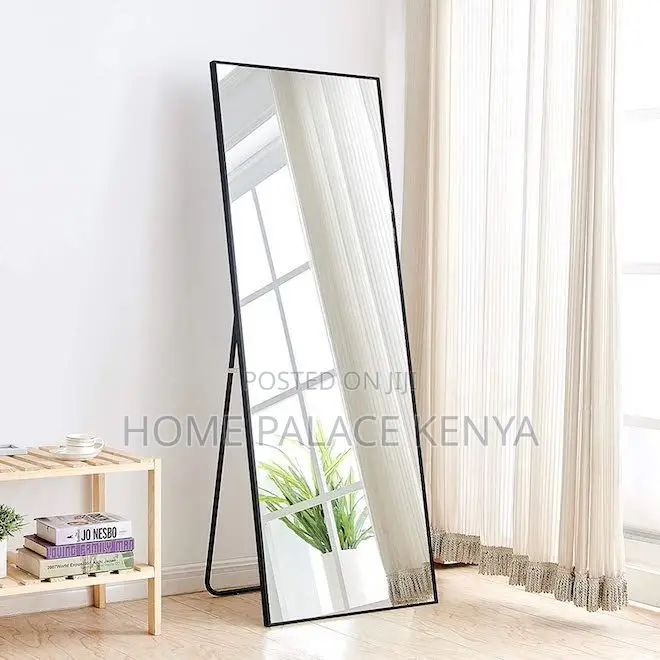 Bedroom Mirror; Large Freestanding Dressing Mirror for Salon Makeup