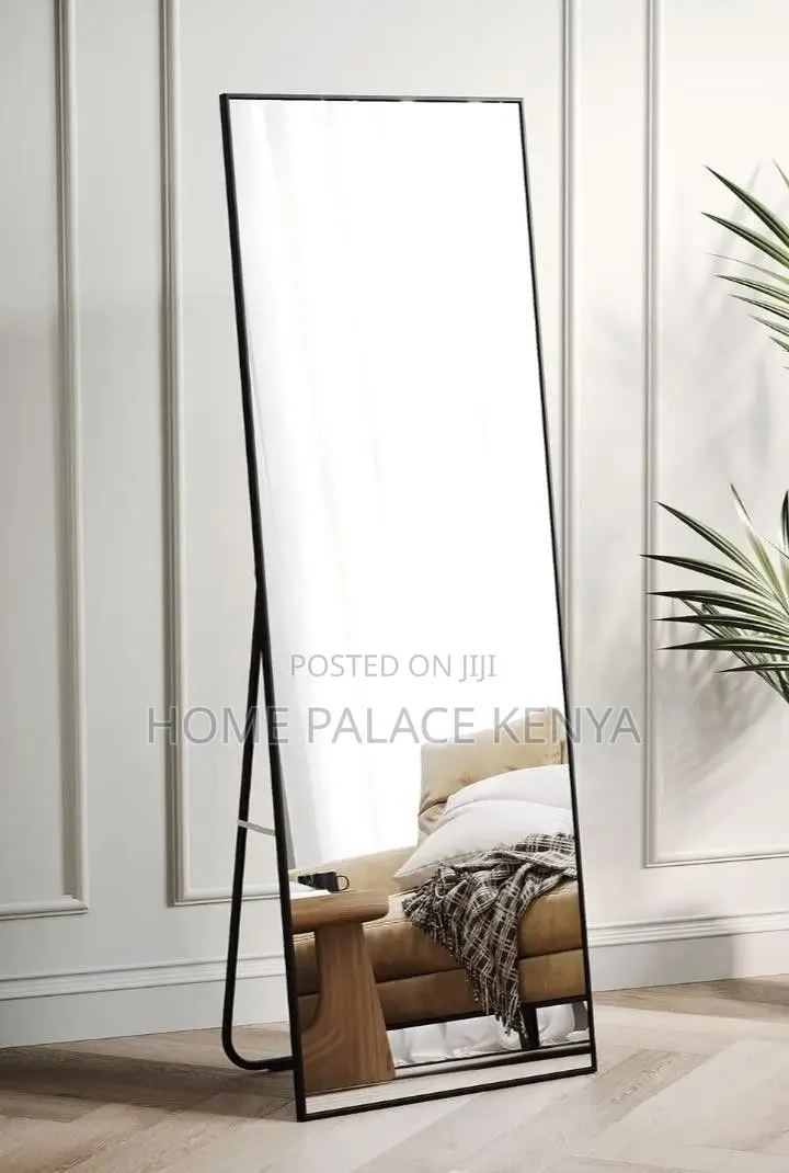 Bedroom Mirror; Large Freestanding Dressing Mirror for Salon Makeup