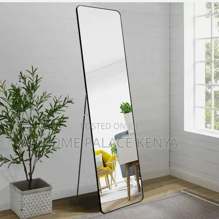 Bedroom Mirror; Large Freestanding Dressing Mirror for Salon Makeup